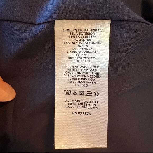 Ann Taylor Petite Cutaway Blazer in Sapphire - Picture 6 of 7